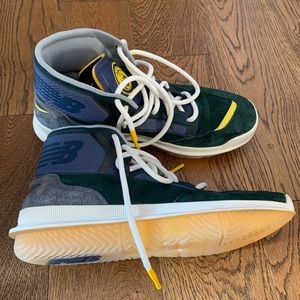 Size 10 New Balance Basketball shoes. Worn only 3 times indoors on a court.